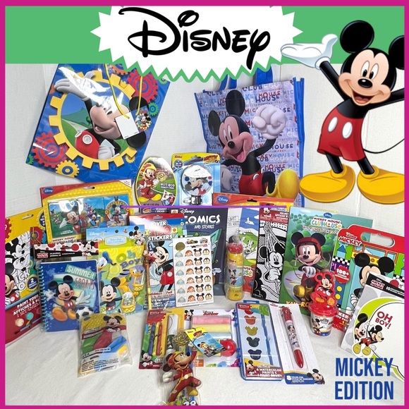 MICKEY MOUSE ARTS & CRAFTS GIFT SET - Picture 1 of 14